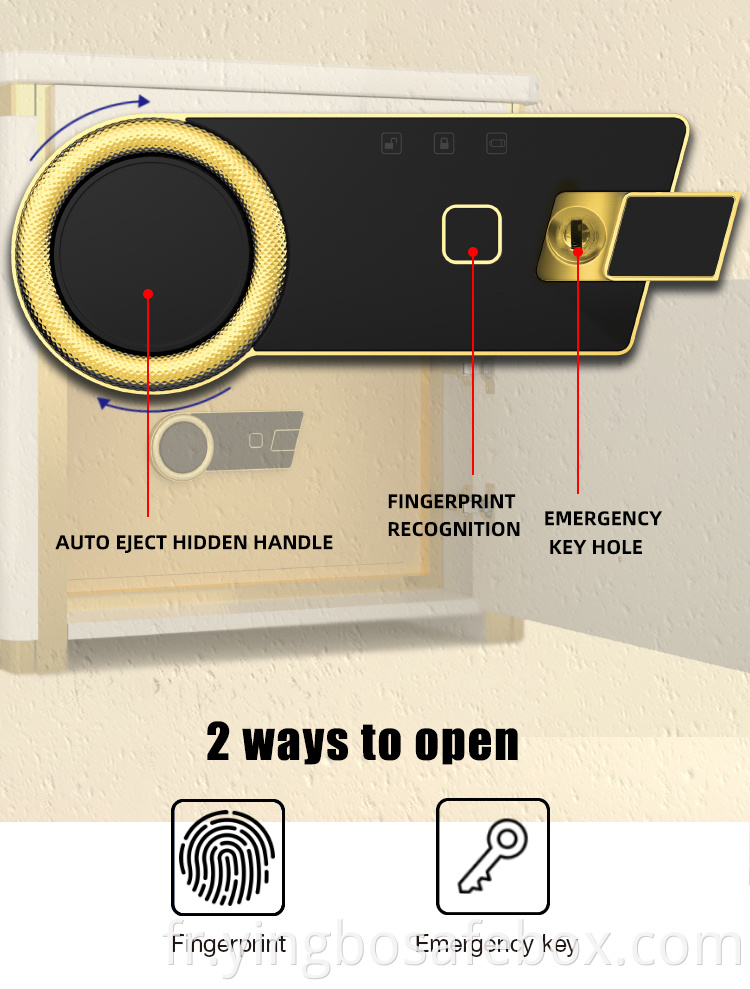 Double USB charger safe box